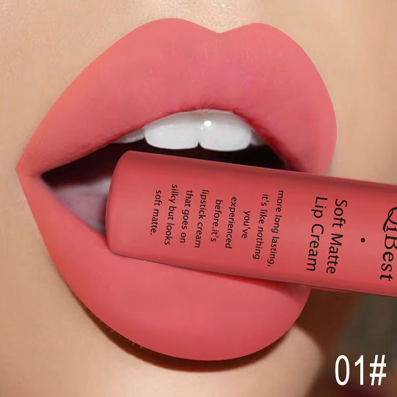 Sexy Velvet Matte Lip Gloss Liquid Lipstick Lipgloss Beauty Red Nude Waterproof Long-Lasting Lip Stain Makeup for Women