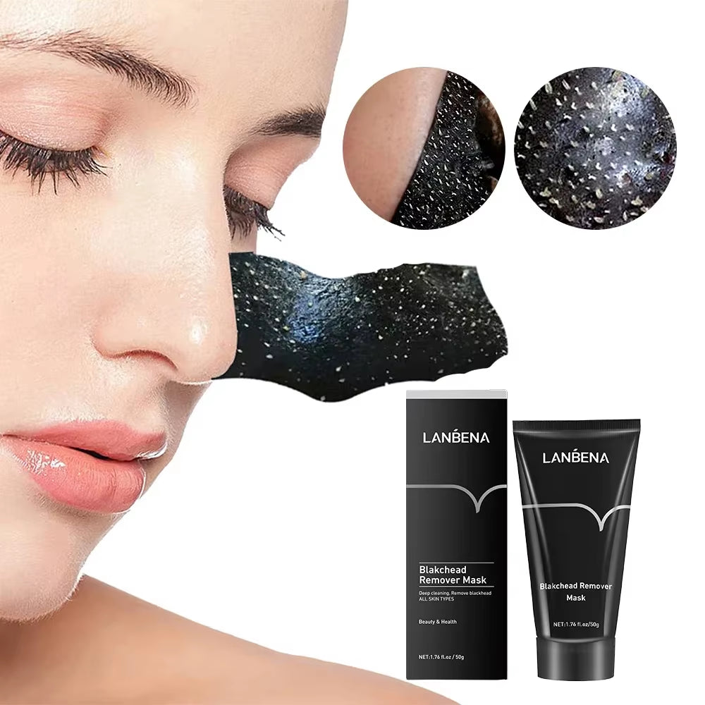 LANBENA Deep Cleaning Blackhead Remover Mask Remove Black Head Acne Shrinking Pore Improve Rough Skin Acne Treatment Face Care