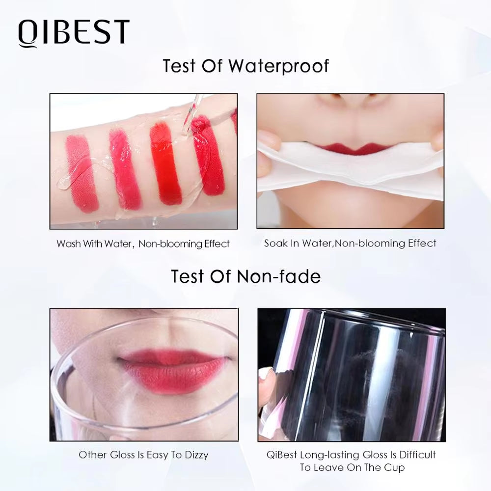 Sexy Velvet Matte Lip Gloss Liquid Lipstick Lipgloss Beauty Red Nude Waterproof Long-Lasting Lip Stain Makeup for Women